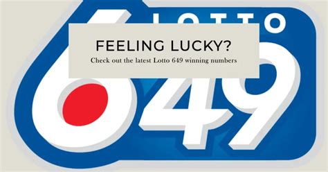 649 winning numbers|28 August 2024 Lotto 649 Breakdown .